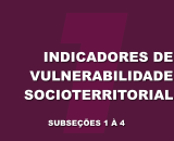 Seção 1 - Indicadores de Vulnerabilidade Socioterritorial - Subseções 1 à 4